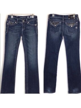 Miss Me Blue Boot Cut Jeans Size 28